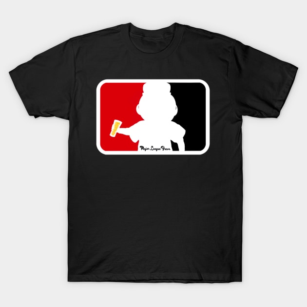 Mr. Redlegs Mascot Major League Brews T-Shirt by Major League Brews 